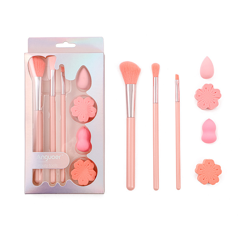 7PCS Cosmetic Brush with blenders